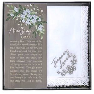 Hankerchief Amazing Grace Forever Loved NEW
